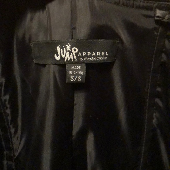 Black and Blue satin strapless/string strap dress - Picture 5 of 6